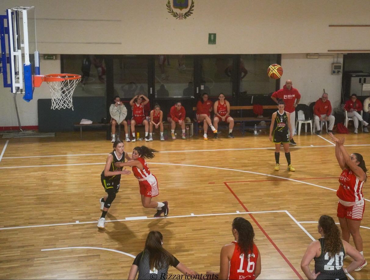 Azione di gioco al palazzetto